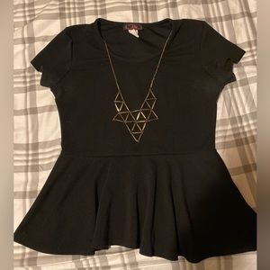 Black size medium blouse
